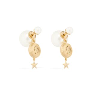 Christian Dior Tribales Earrings Golden