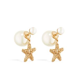 Christian Dior Tribales Earrings Golden