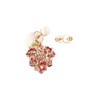 Christian Dior Women's Dior Tribales Earrings Red