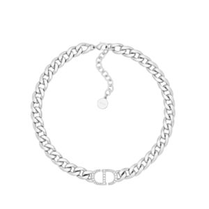 Christian Dior Women's 30 Montaigne Necklace Silver