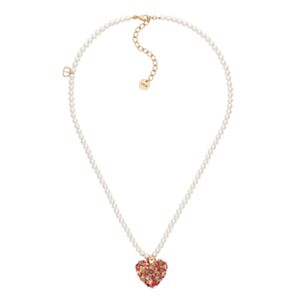 Christian Dior Women's Le Cur des Papillons Necklace Red