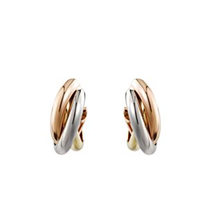 Cartier Trinity Earrings, Classic Model Golden