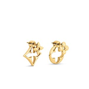 Louis Vuitton Women's LV Flowergram Earrings Golden