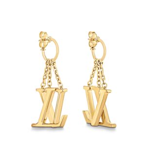 Louis Vuitton LV Optic Earrings M00612 Golden