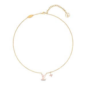 Louis Vuitton Women's LV Iconic Enamel Necklace Pink
