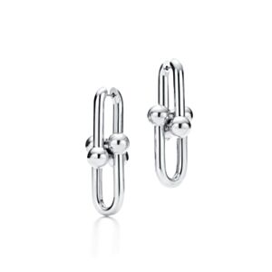 Tiffany Women's Link Earrings Silver