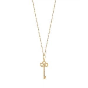 Tiffany Women's Fleur De Lis Key Golden