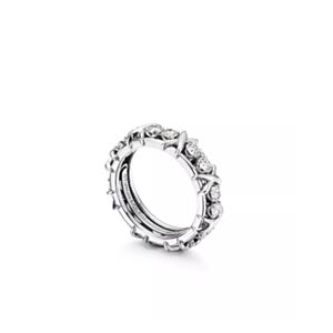 Tiffany Sixteen Stone Ring Silver