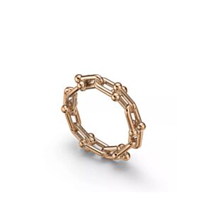 Tiffany Women's Micro Link Ring Golden