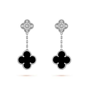 Van Cleef & Arpels Magic Alhambra Earrings Black
