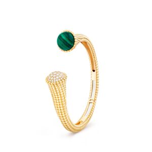 Van Cleef & Arpels Perlee Couleurs Bracelet, Small Model Green