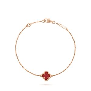 Van Cleef & Arpels Women's Sweet Alhambra Bracelet Red
