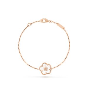 Van Cleef & Arpels Women's Lucky Spring Bracelet, Plum Blossom Red