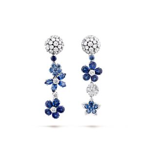 Van Cleef & Arpels Folie des Pres Earrings Blue