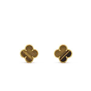 Van Cleef & Arpels Women's Vintage Alhambra Earrings Black
