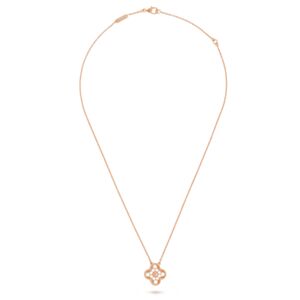 Van Cleef & Arpels Women's Vintage Alhambra Pendant Red