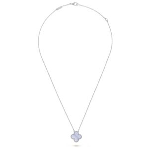 Van Cleef & Arpels Women's Vintage Alhambra Pendant Blue