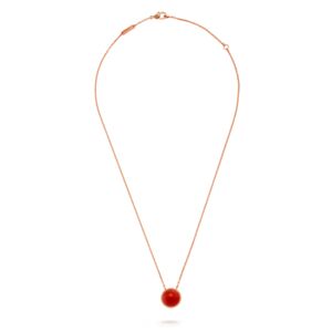 Van Cleef & Arpels Perlee Couleurs Pendant Red