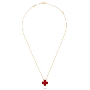 Van Cleef & Arpels Women's Sweet Alhambra pendant Red