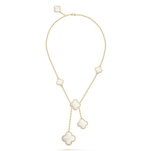 Van Cleef & Arpels Women's Magic Alhambra Necklace, 6 Motifs Golden