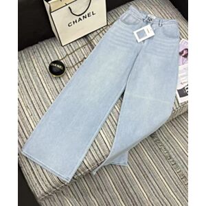 Chanel Women's Jeans Blue