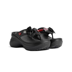 Balenciaga Women's Crocs Thong Jibbitz