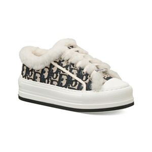 Christian Dior Women's Walk N Dior Platform Sneaker Dark Blue