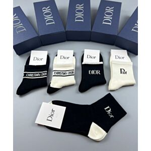 Christian Dior Cotton Socks Set