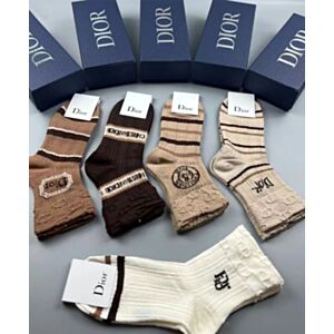 Christian Dior Cotton Socks Set