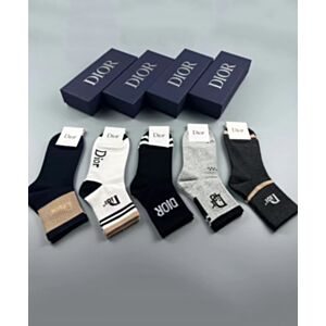 Christian Dior Cotton Socks Set