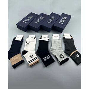 Christian Dior Cotton Socks Set