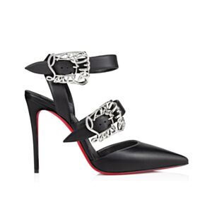 Christian Louboutin Women's Giddylina 100 MM Black