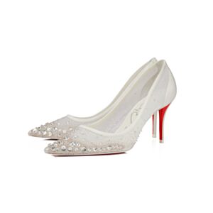 Christian Louboutin Women's Miss Z Sparkling White
