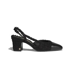 Chanel Women's Slingbacks G31318 Black