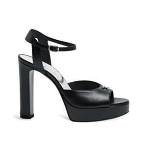 Chanel Women's Sandals Golden G47029 Black