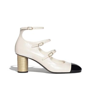 Chanel Women's Mary Janes G45951 White