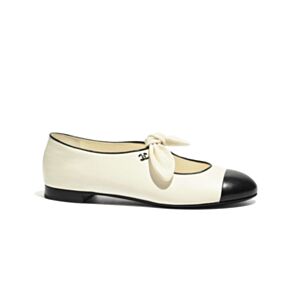 Chanel Women's Mary Janes G46192 Cream