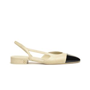 Chanel Women's Slingbacks G31319 Cream