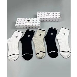 Chanel Cotton Socks Set
