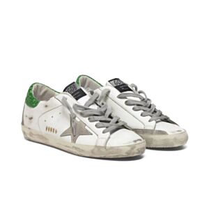 Golden Goose Unisex Superstar sneakers in leather with suede star White