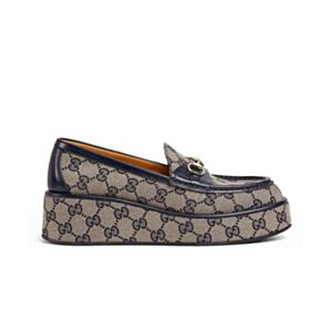 Gucci Women's Horsebit Wedge Loafer 794316 