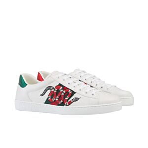 Gucci Ace Embroidered Low-top Unisex Sneaker 456230 White