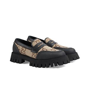 Gucci Women's Maxi GG Loafer 739776 Black