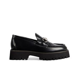 Gucci Women's Loafer With Horsebit 764211 Black