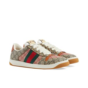 Gucci Unisex Lunar New Year Screener GG Sneaker 722618 Coffee