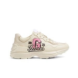 Gucci Unisex Rhyton Sneakers 817482 White