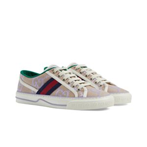 Gucci Unisex Tennis 1977 Jumbo GG Sneaker 725879 Purple