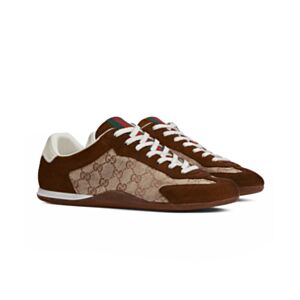 Gucci Unisex Shift Sneakers 857018 Coffee
