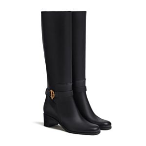 Hermes Women's Justine 50 Boot 242003 Black