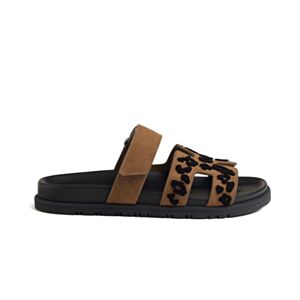 Hermes Unisex Chypre Sandal Coffee
